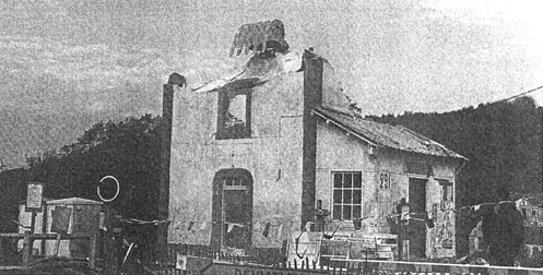 Destruction de la maisonnette du PN 291