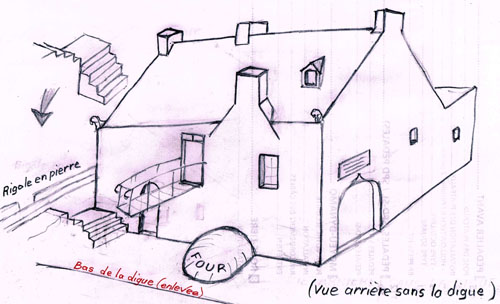 L'arrière du moulin
