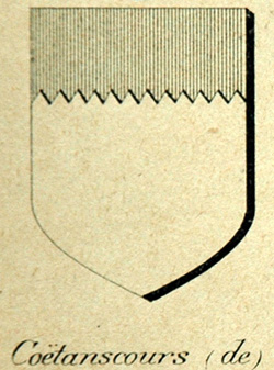 de Coatanscours blason de Coatanscours