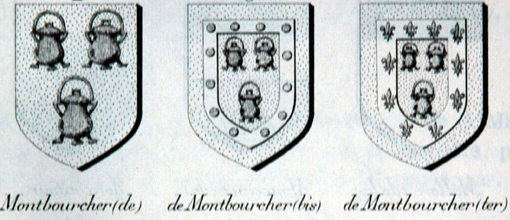 de Montbourcher blasons de Montbourcher