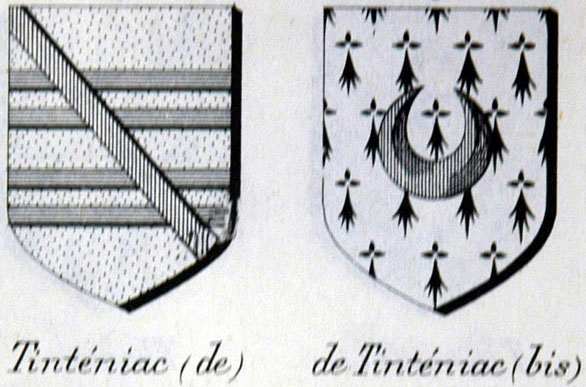 de Tinténiac blason Tinténiac