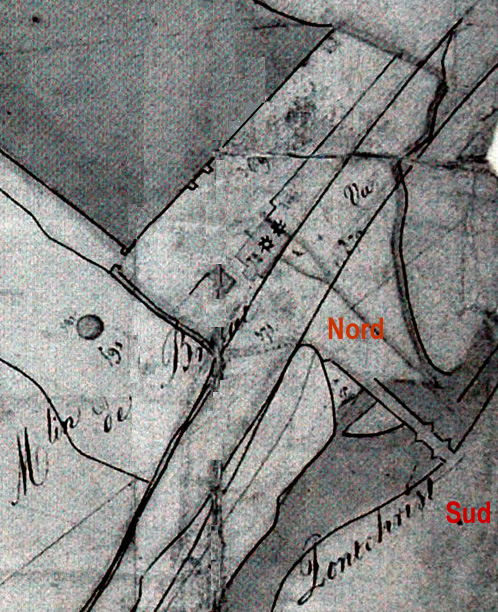 plan cadastral du pont de Pont-Christ