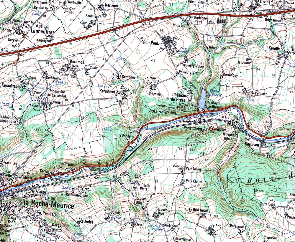 Carte de Pont-Christ carte
