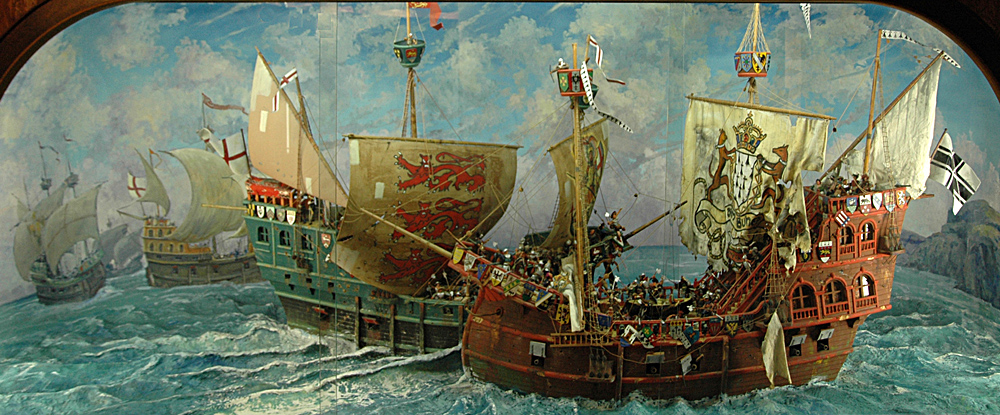 Reconstitution du combat maquette en la tour Tanguy à Brest - Ph. A. Croguennec