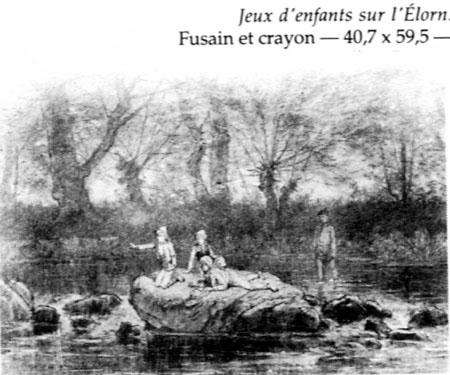 Jeux d'enfants sur l'Elorn par Yan' Dargent Jeux d'enfants sur l'Elorn