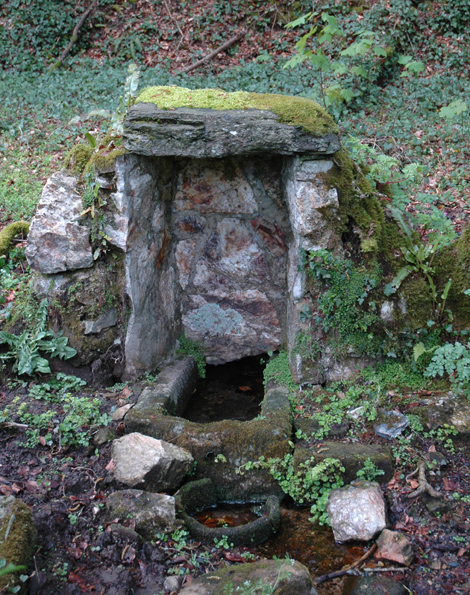 fontaine dépouillée