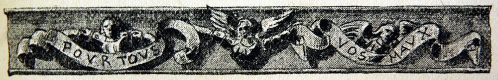 Première partie de la frise (source Henri Du Cleuziou) Frise 1ère partie