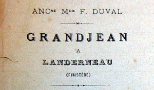 En-tête du papier à lettres