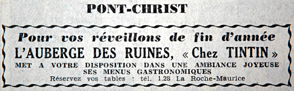 Publicité Télégramme du 23/12/1969