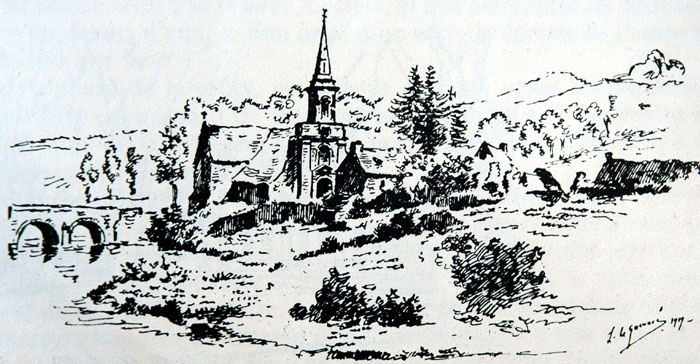 Pont-Christ d'après Lesage par Louis Le Guennec Pont-Christ d'après Lesage par L. Le Guennec