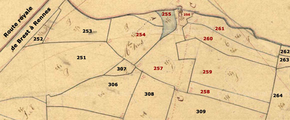 plan du cadastre napoléonien de 1828 plan du cadastre napoléonien de 1828