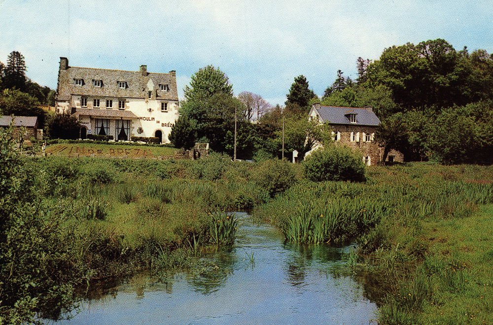 Carte postale du moulin de Brezal carte postale du moulin de Brezal
