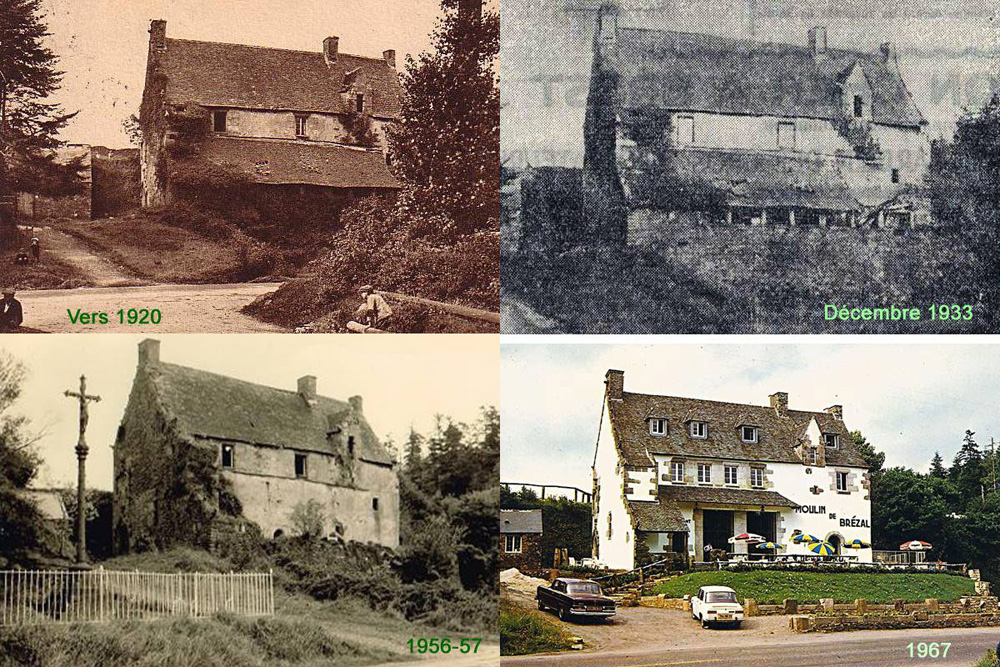 Evolution du moulin de Brezal au cours du 20è siècle evolution du moulin de Brezal