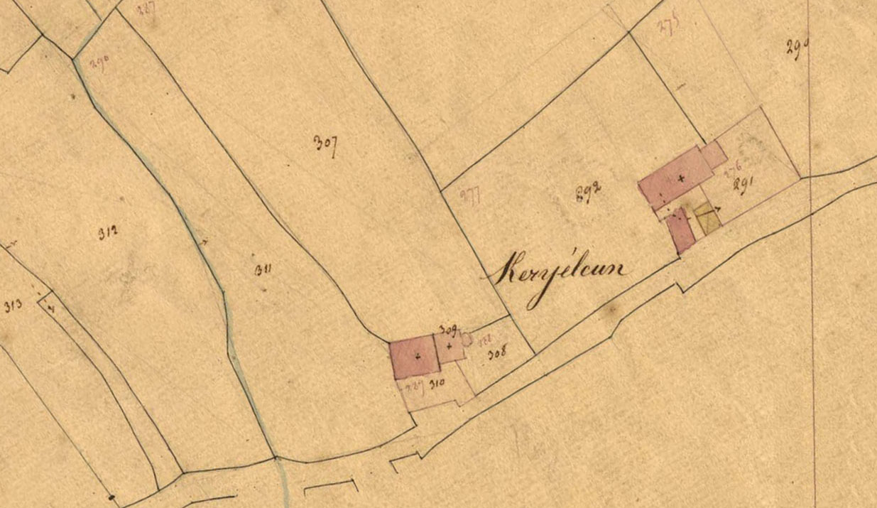 zoom sur cadastre de 1841
