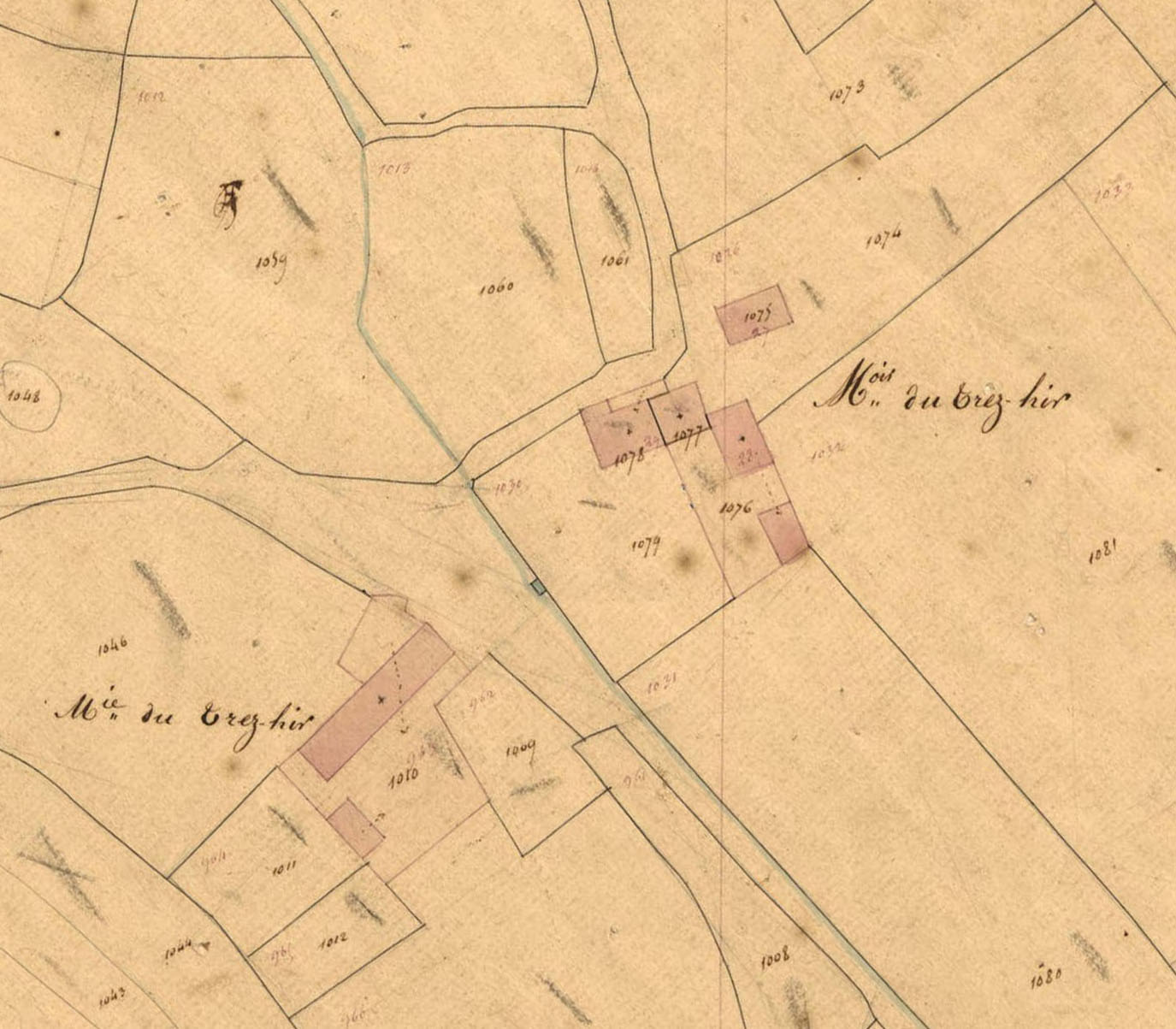 zoom sur cadastre de 1841