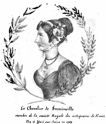 La chevalière de Fréminville - dessin de Fréminville