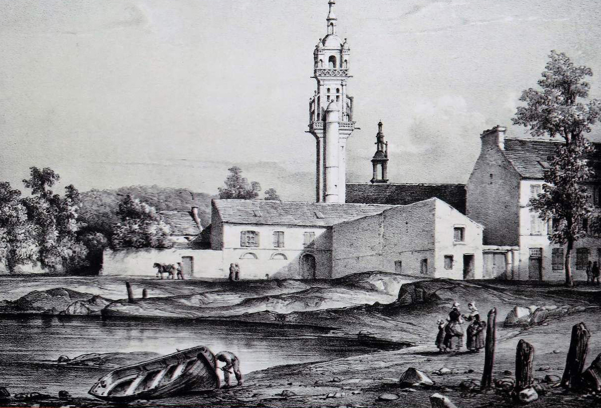 St-Houardon en 1838 par Ferdinand Perrot (1808-1841)