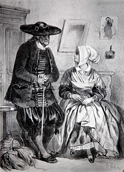 Homme de Landivisiau et artisane de Morlaix
