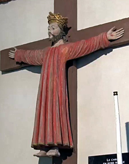 Christ de la chapelle Ste-Anne à Lampaul-Guimiliau ...