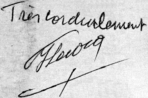Signature de Jean le Cocq