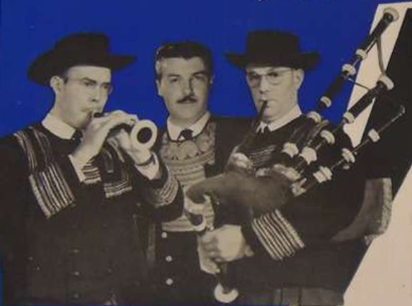 Jean Le Cocq à la cornemuse