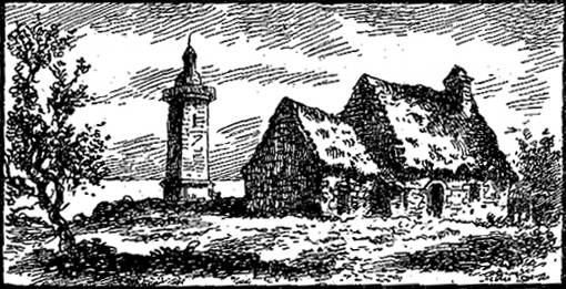 Eun tour-tan e-kichen Montroulez diwar eur skeudenn graet gant J-L. Nicolas