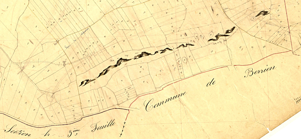 Plan cadastre 1828