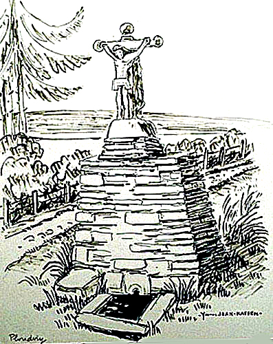 La fontaine dessinée par Yvonne Jean-Haffen Fontaine par Yvonne Jean-Haffen