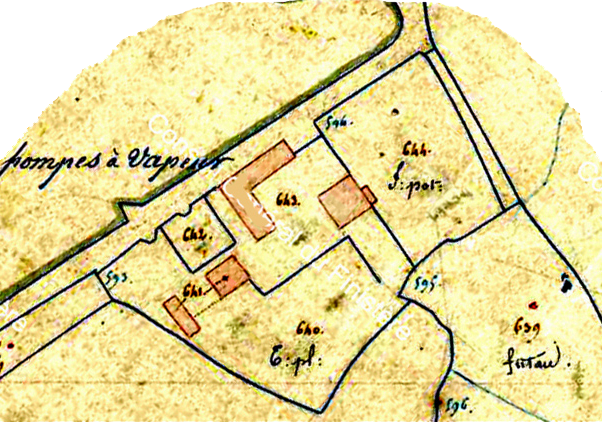 Usine Frimot - cadastre de 1827