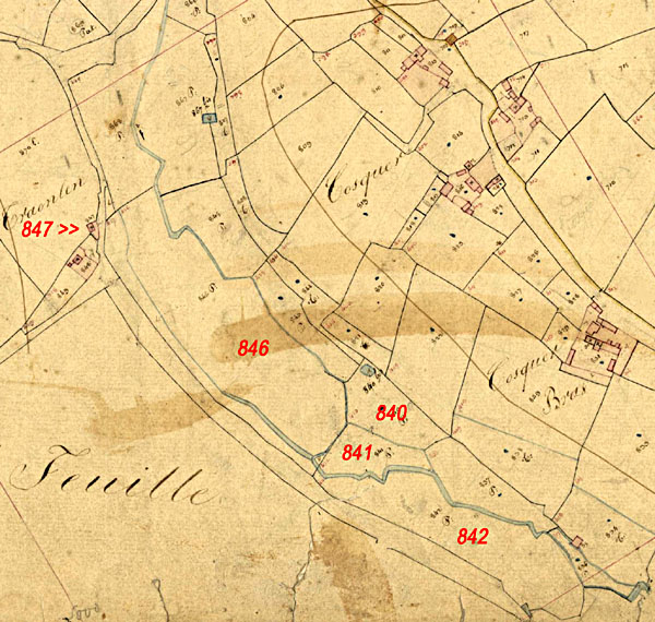 Plouvorn - section D2 du Cosquer - 1830