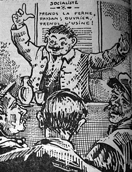 Qui nous paiera alors ? dit un ouvrier du port. Dessin de Jim Sevellec.