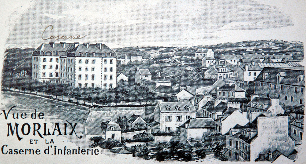 Caserne de Morlaix - en-tête de papier à lettre