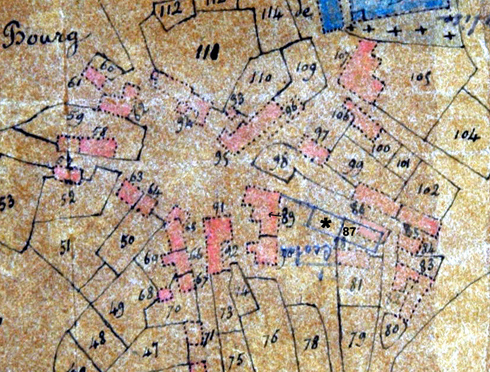 Plan 1870 - Ecole de La Roche