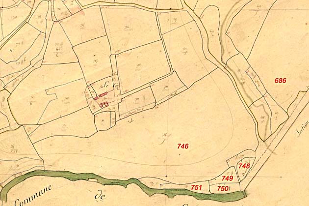 Plan du cadastre napoléonien