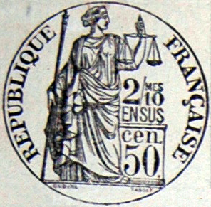 Timbre des manuscrits de jugement de Landivisiau