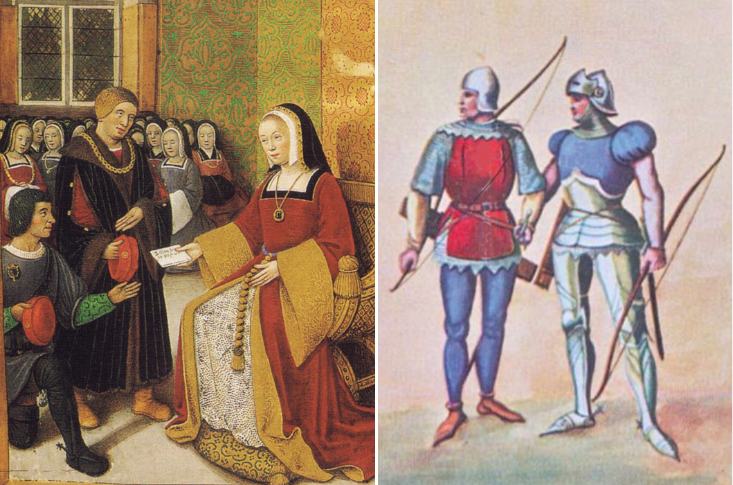 Page à la garde de la reine Anne