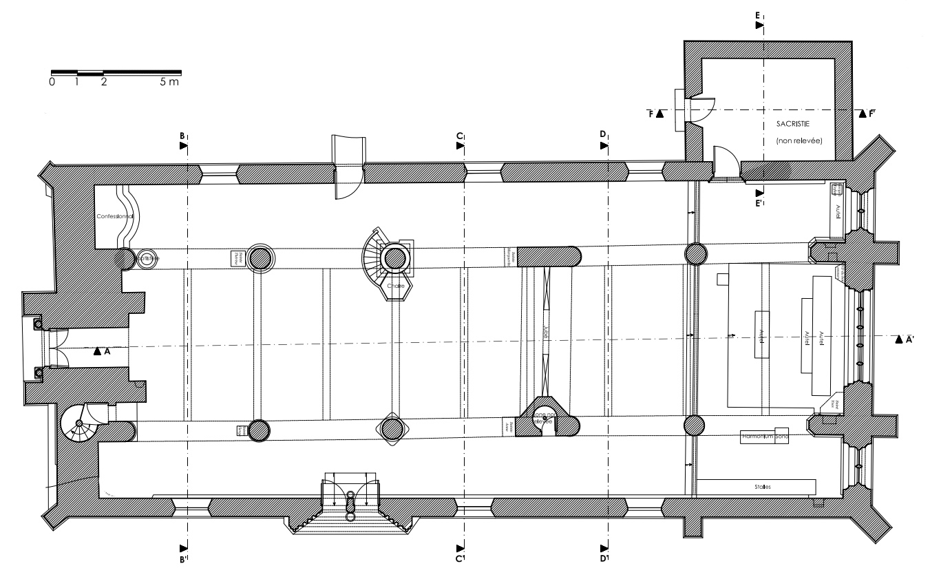 Plan de l'église - source amf29