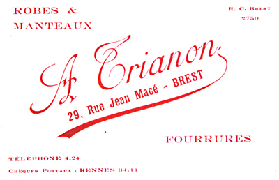 A Trianon - Carte de visite - source AMB