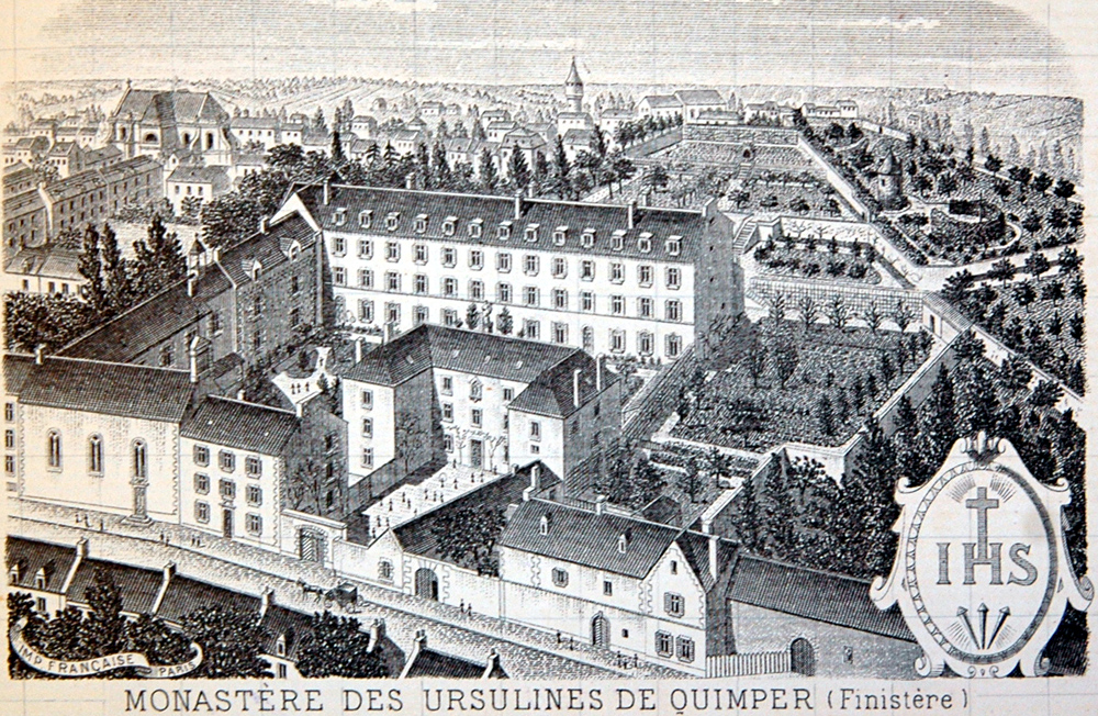 Ursulines de Quimper - en-tête de papier à lettre