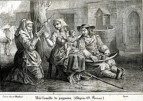 Une famille de paysans