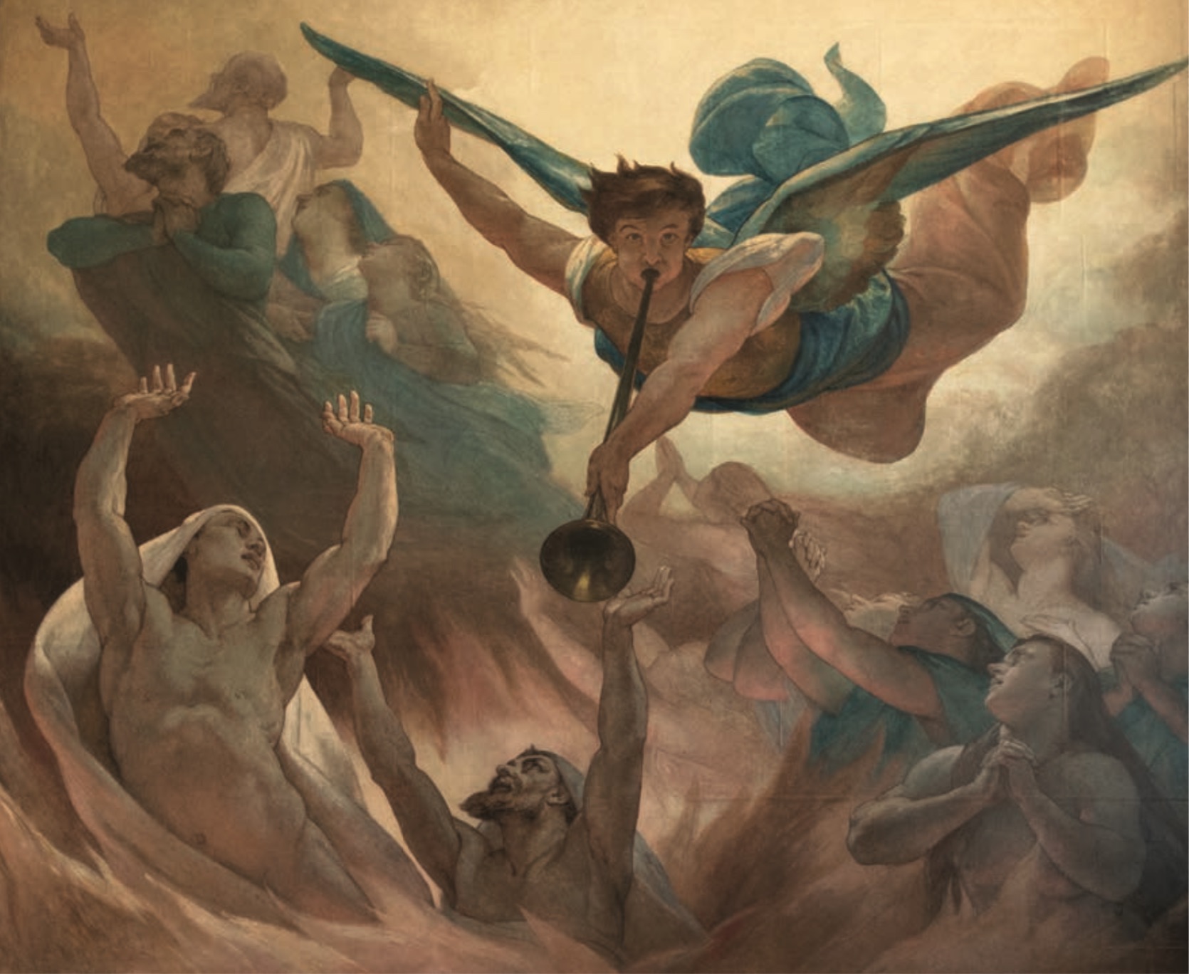 L’Ange réveillant les morts, 1851-1854 Peinture murale à l’huile sur enduit - 346 x 360 cm Paris, église Saint-Gervais-Saint-Protais