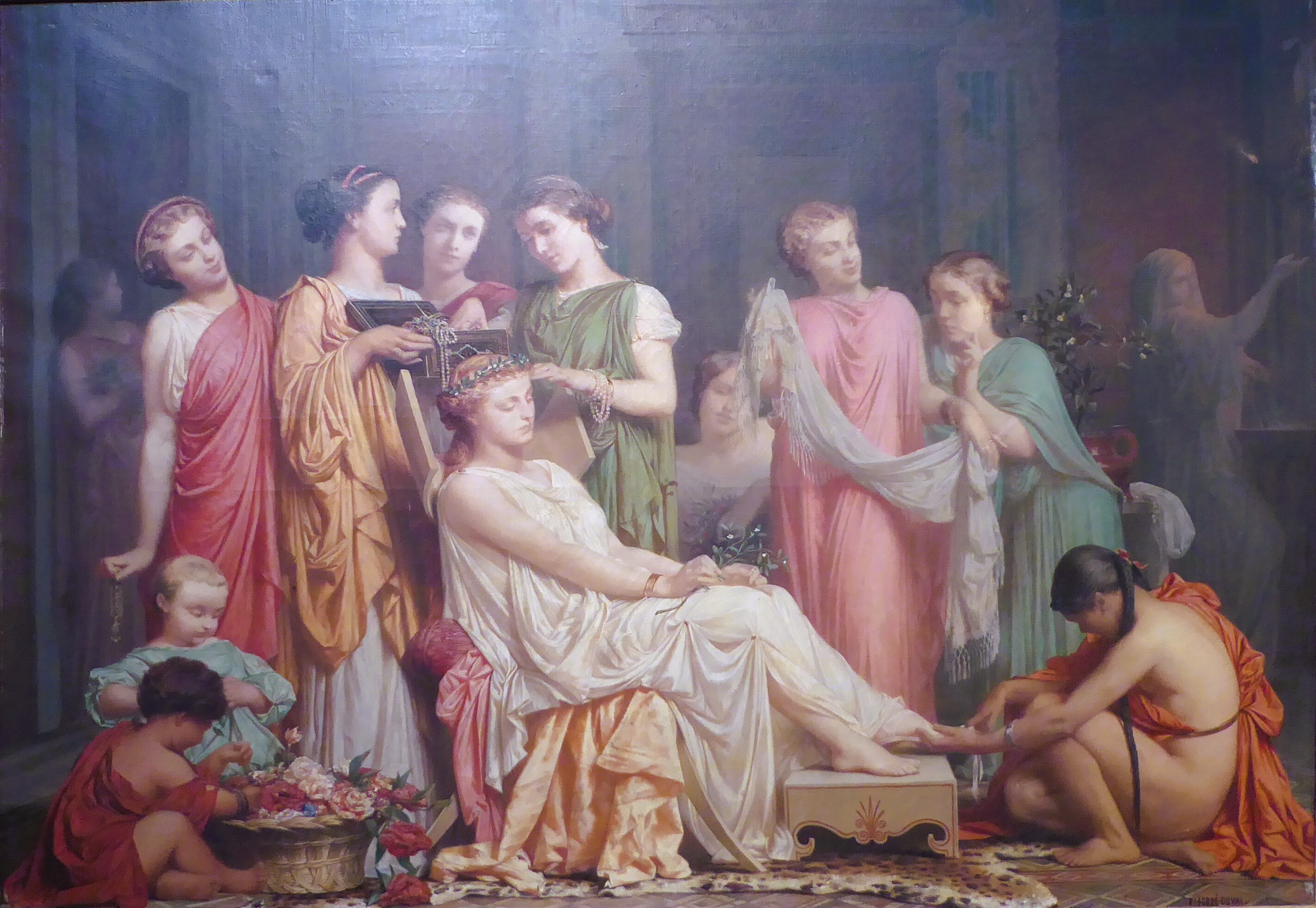 La toilette d'une fiancée appartenant à Monsieur Achille Foult (1855)