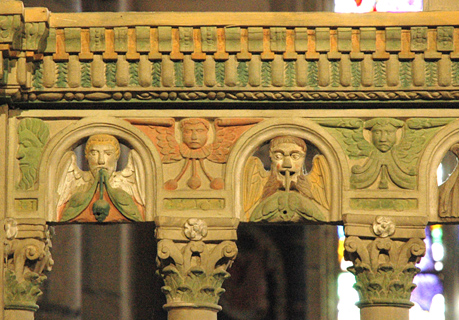 Arcades côté nord et nef