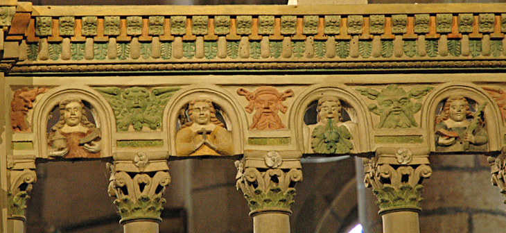 Arcades côté sud et nef