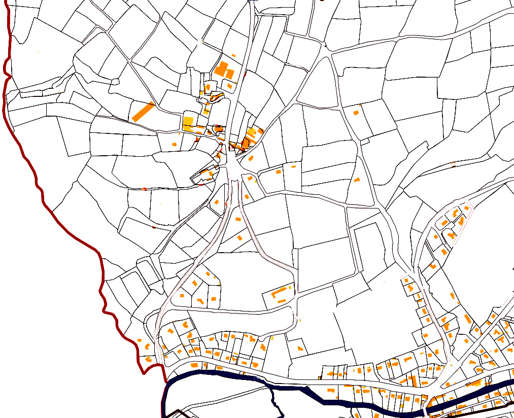 Pan du cadastre actuel