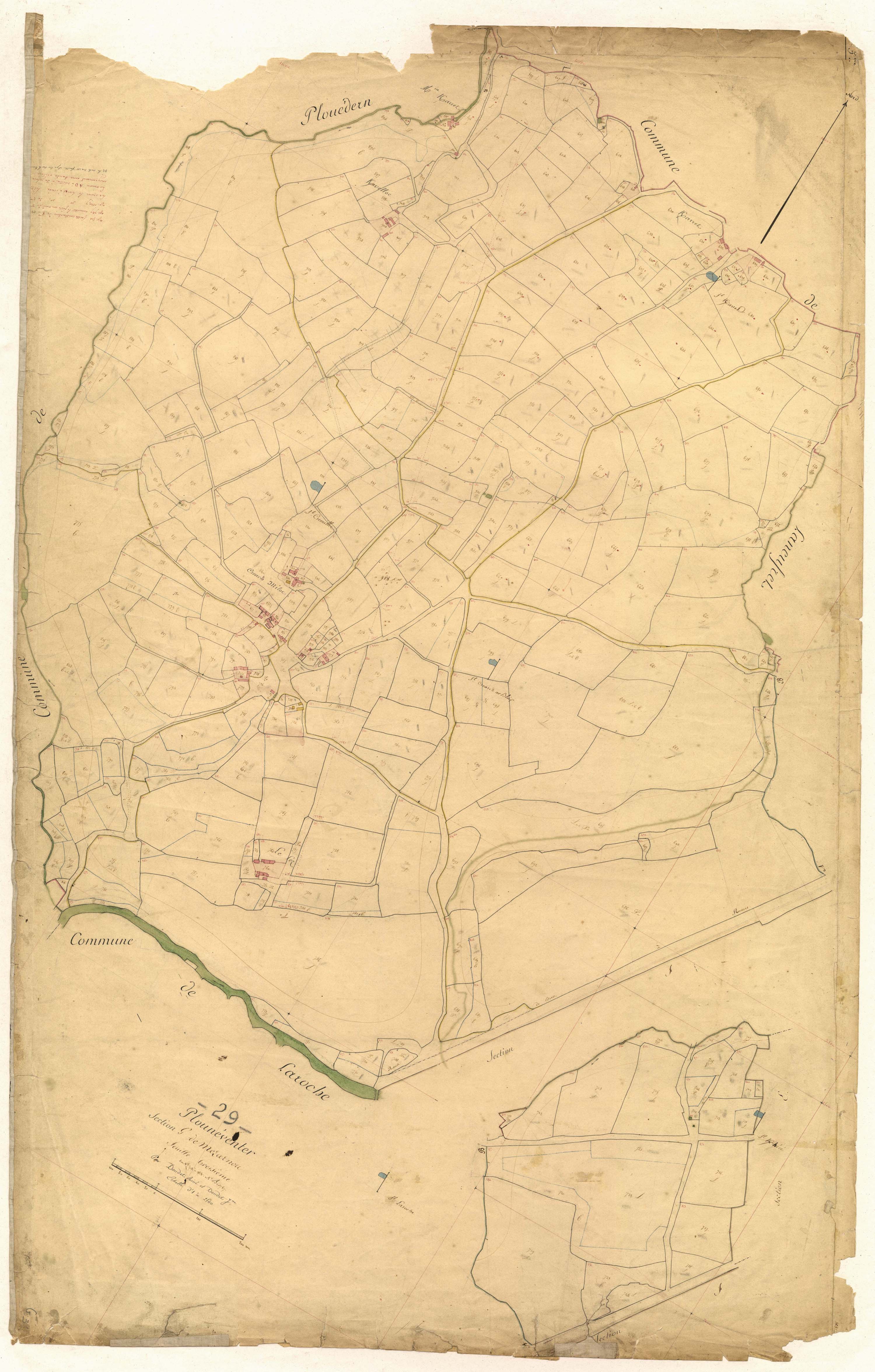 Plan du cadastre de 1828