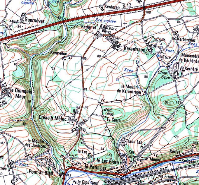 Carte IGN actuelle