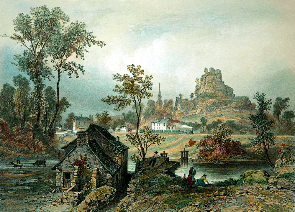 Dessin de Félix Benoist en 1865