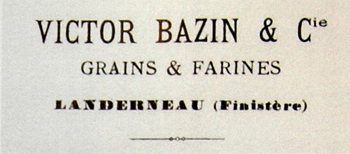 En-tête de courrier pour les années 1880