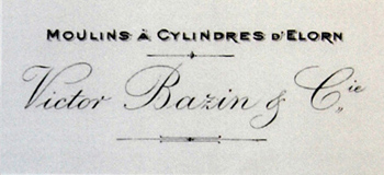En-tête de courrier pour les années 1890